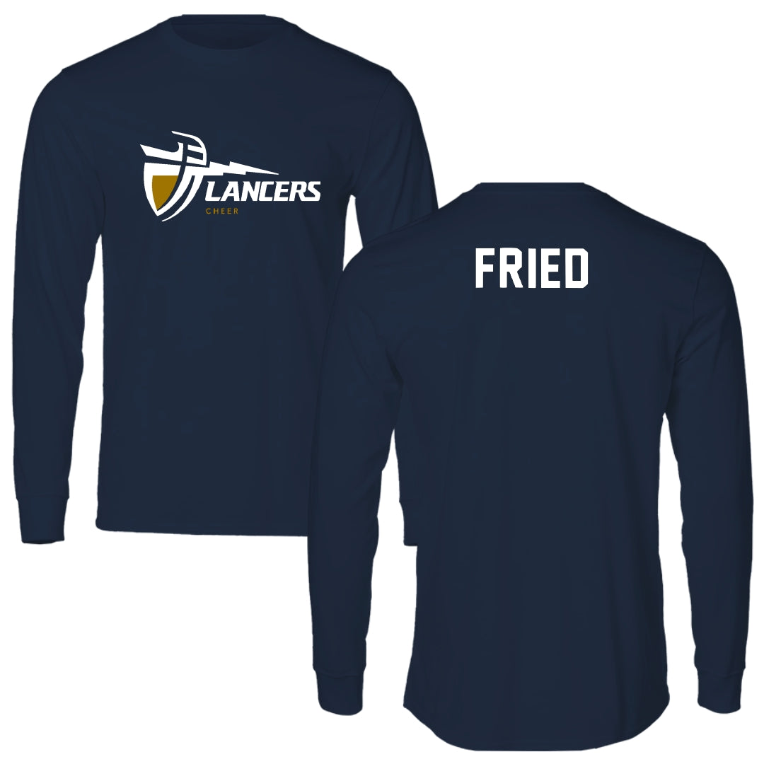 California Baptist University Cheer Navy Long Sleeve - Ava Fried