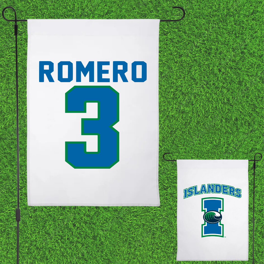 Texas A&M University-Corpus Christi Volleyball White Garden Flag - #3 Rylie Romero