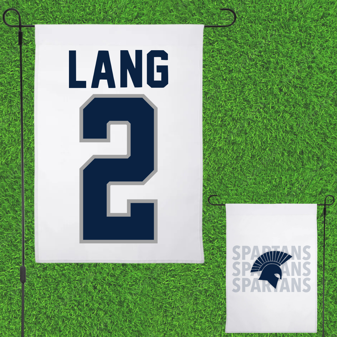 Missouri Baptist University Lacrosse White Garden Flag - #2 Kiersten Lang