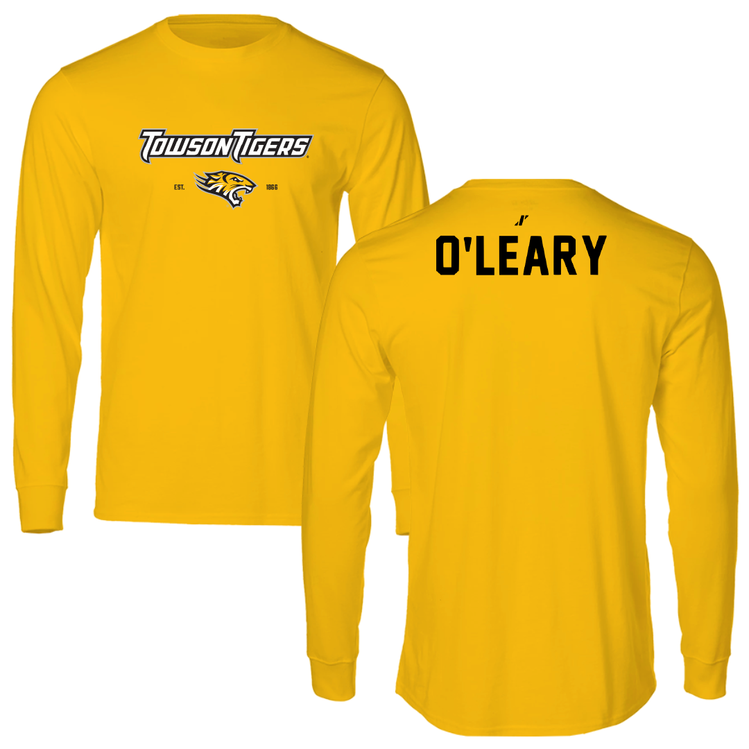Towson University Swimming & Diving Gold General Long Sleeve - Abby O'Leary