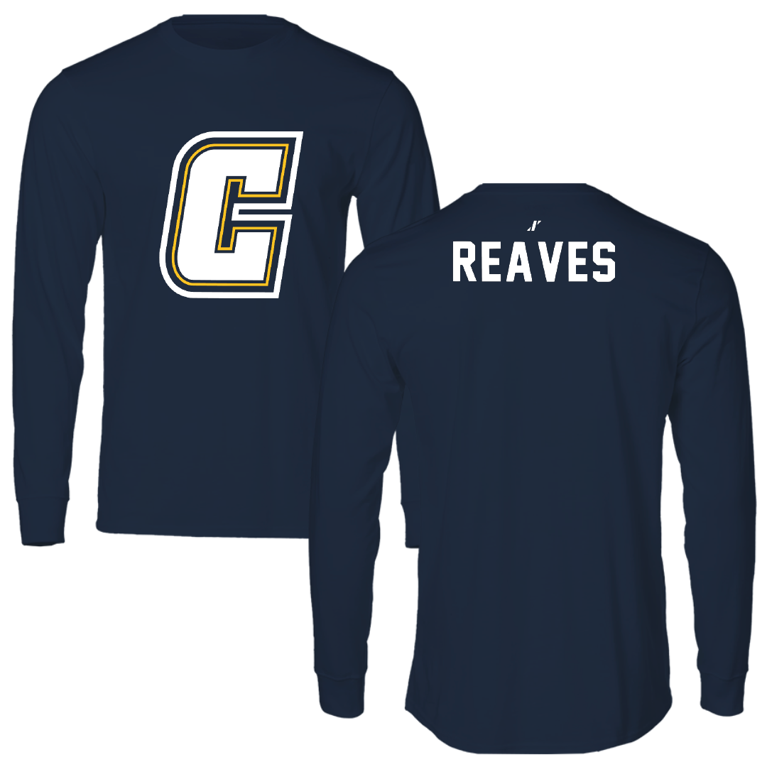 Coker University TF and XC Navy Performance Long Sleeve - Isaiah Reaves