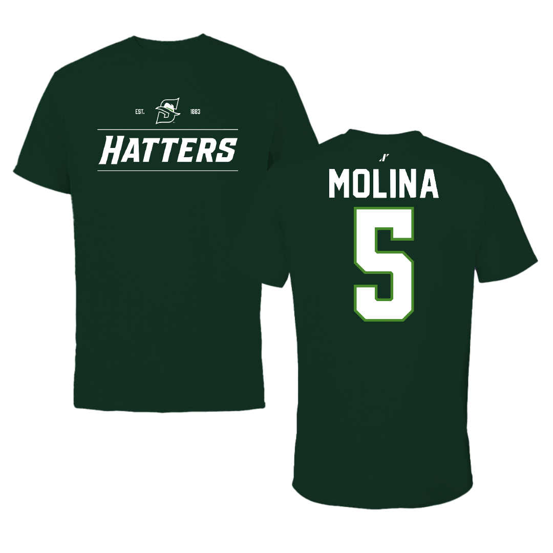 Stetson University Volleyball Forest Green General Tee - #5 Nyah Molina