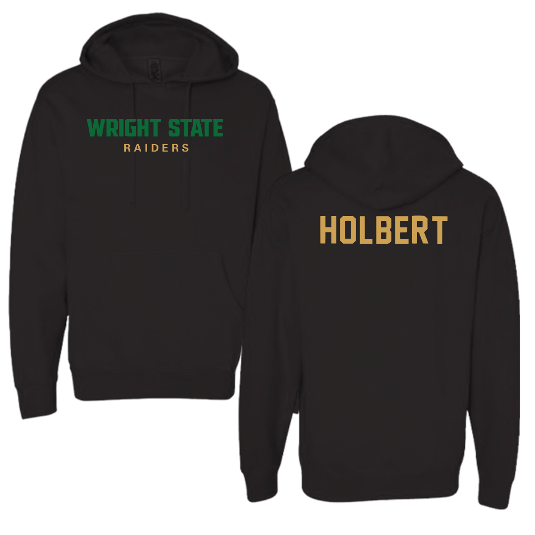 Wright State University TF and XC Black Hoodie - Jacob Holbert