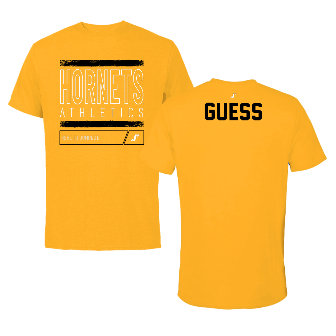 Alabama State University TF and XC Gold Dominate Tee - Kaylie Guess
