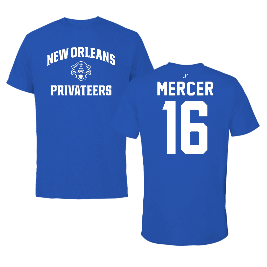 University of New Orleans Volleyball Blue General Performance Tee - #16 Tate Mercer