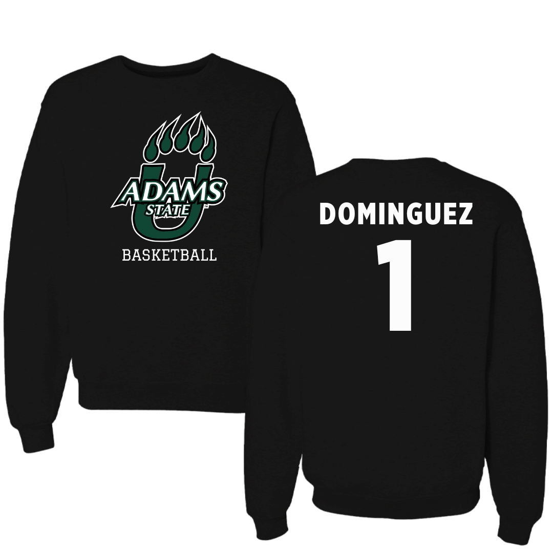 Adams State University Basketball Black State Crewneck - #1 Harmanie Dominguez