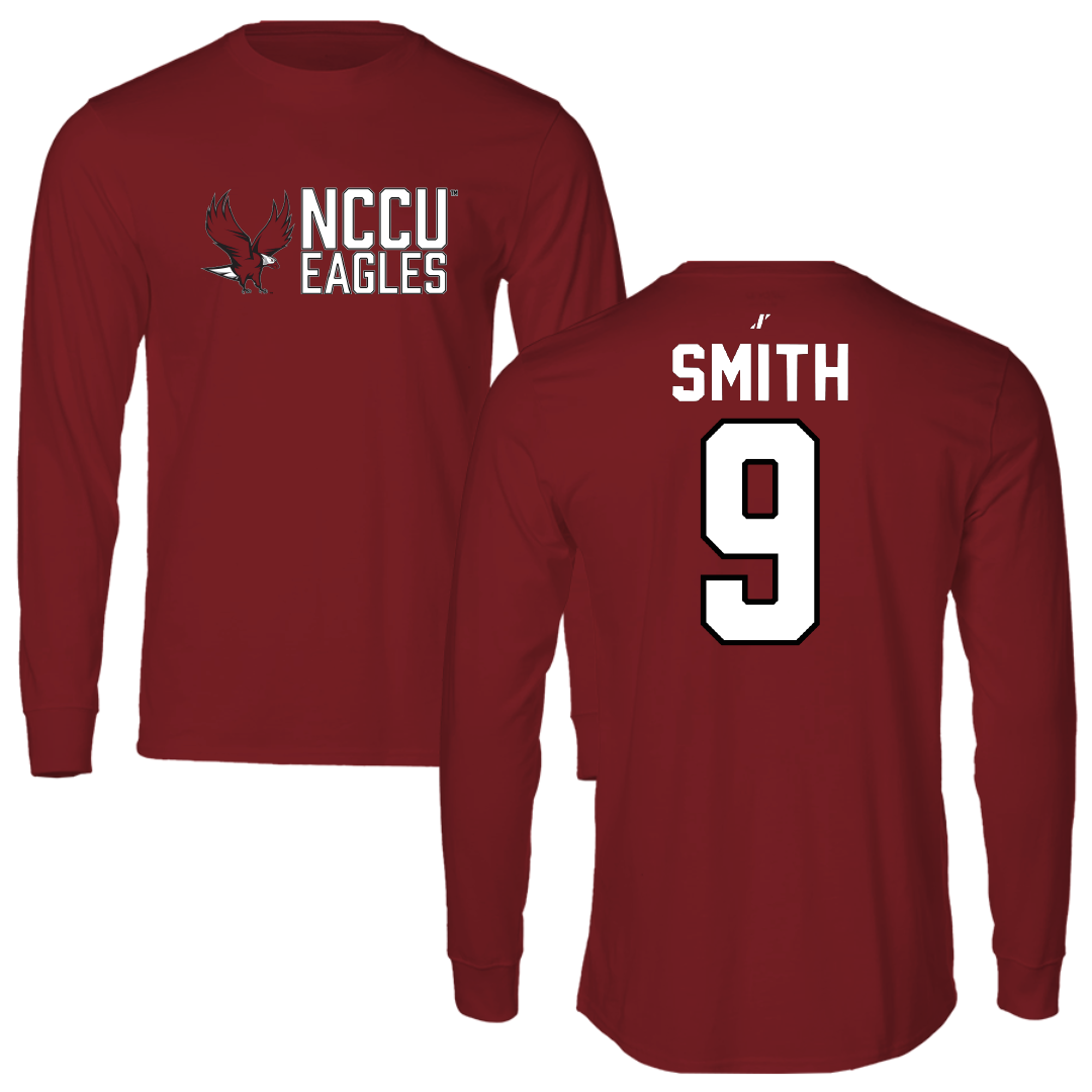 North Carolina Central University Softball Cardinal General Long Sleeve - #9 Kendall Smith