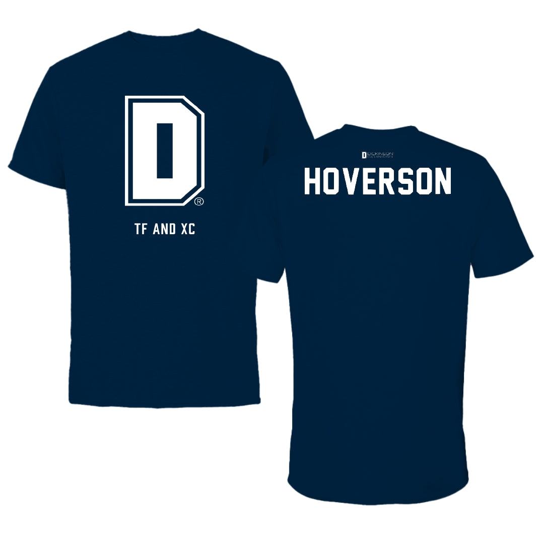 Dickinson State University TF and XC Navy Performance Tee - Brady Hoverson
