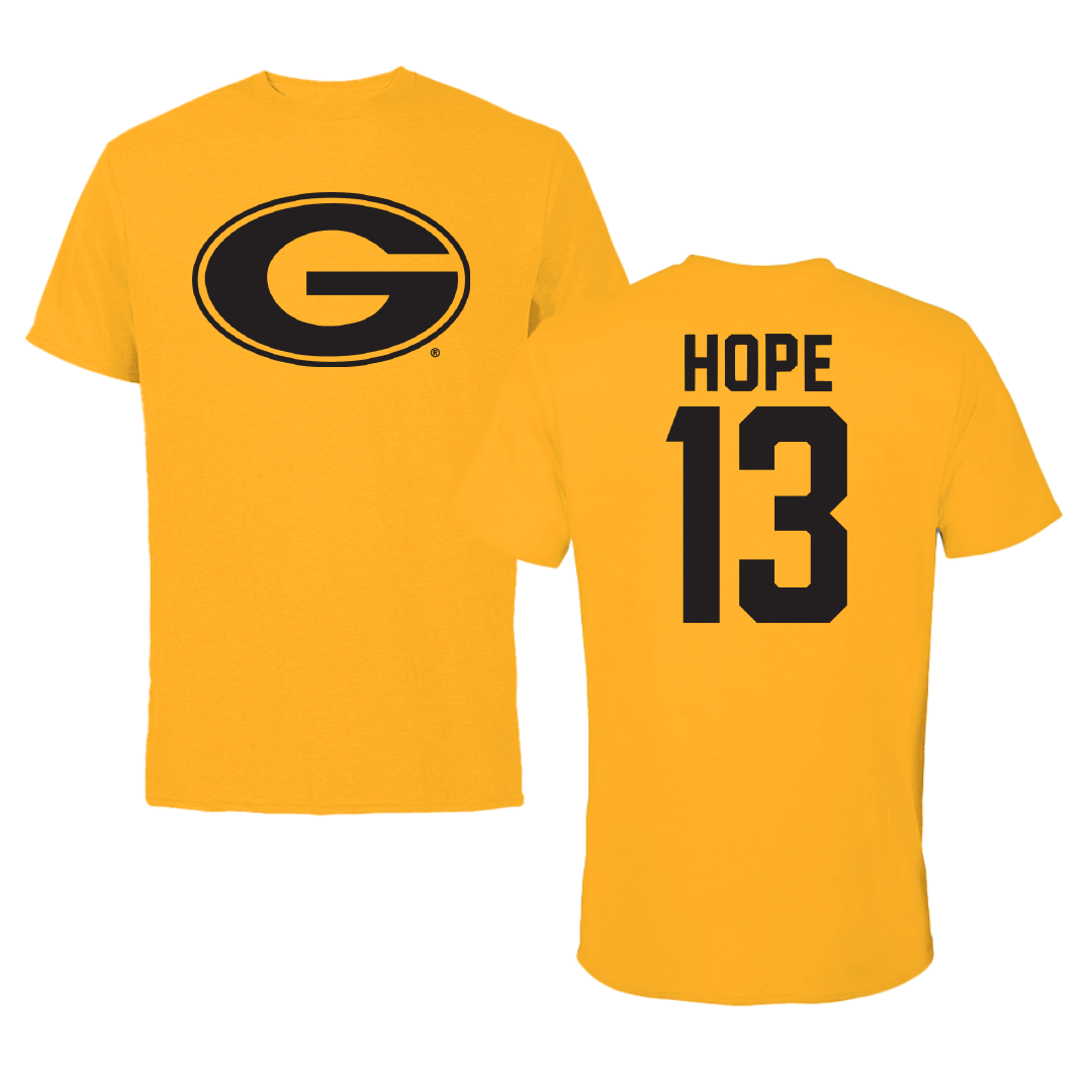 Grambling State University Softball Gold Tee - #13 Lexi Hope