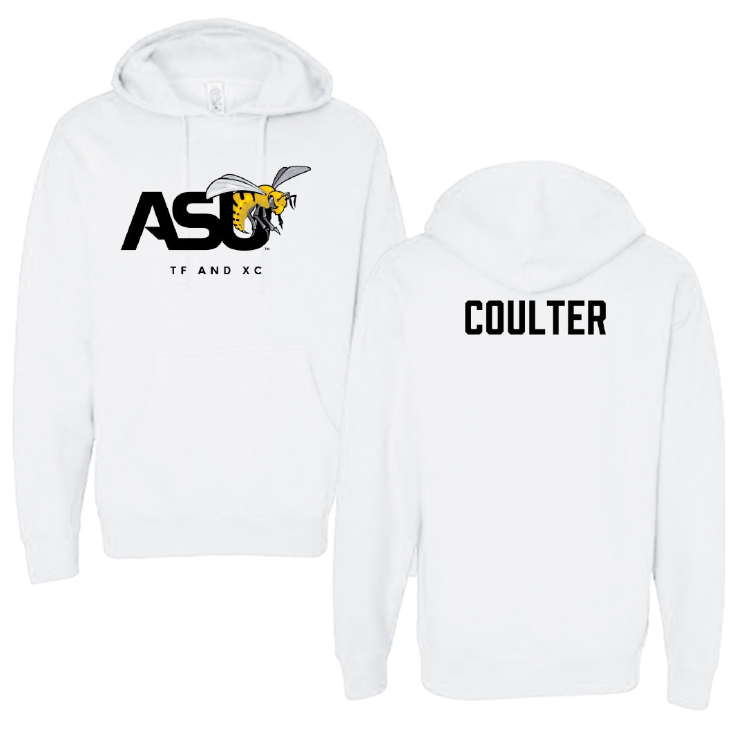 Alabama State University TF and XC White ASU Hoodie - Jon Coulter