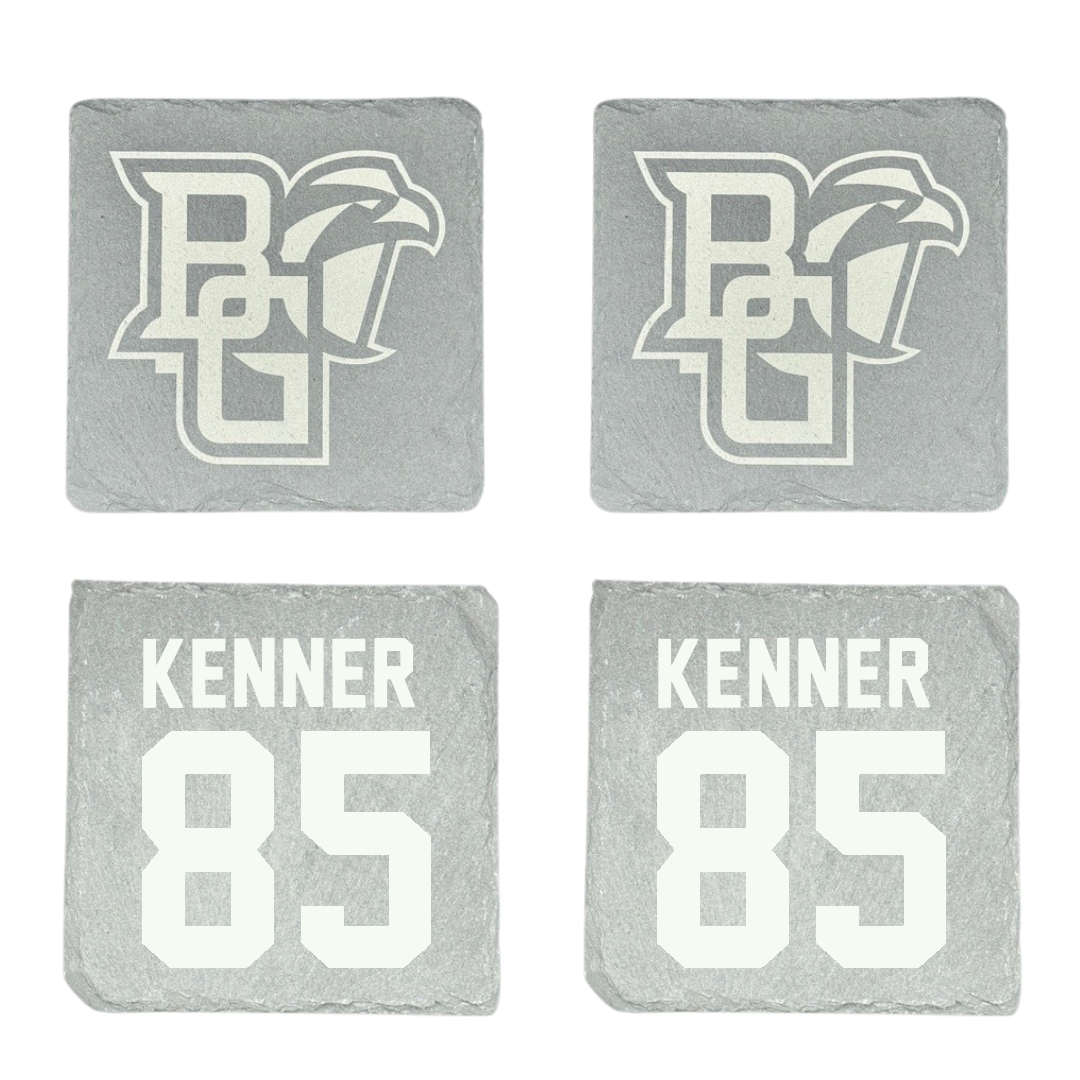 Bowling Green State University Football Stone Coaster (4 Pack)  - #85 Travis Kenner
