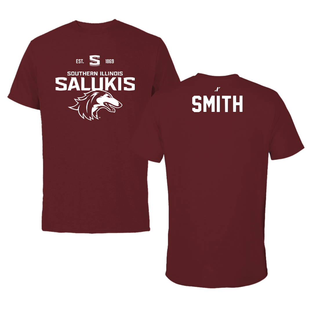 Southern Illinois University at Carbondale TF and XC Maroon General Performance Tee - Jordan Smith