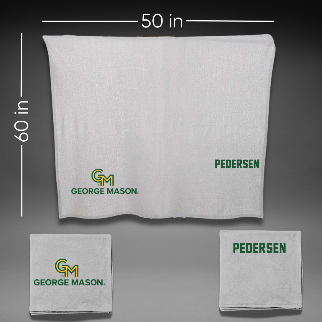 George Mason University Wrestling Gray Blanket - Colin Pedersen