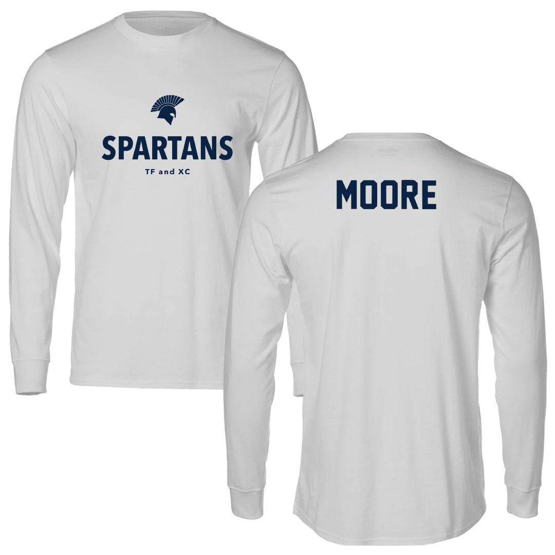 Missouri Baptist University TF and XC Light Gray Long Sleeve - Ian Moore