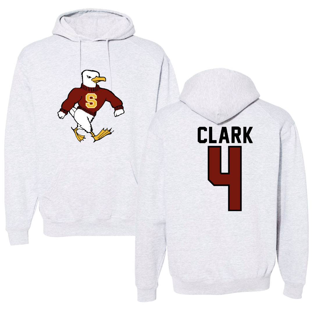 Salisbury University Football Gray Hoodie - #4 Daniel Clark