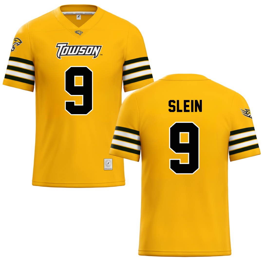 Towson University Gold Lacrosse Jersey - #9 Connor Slein