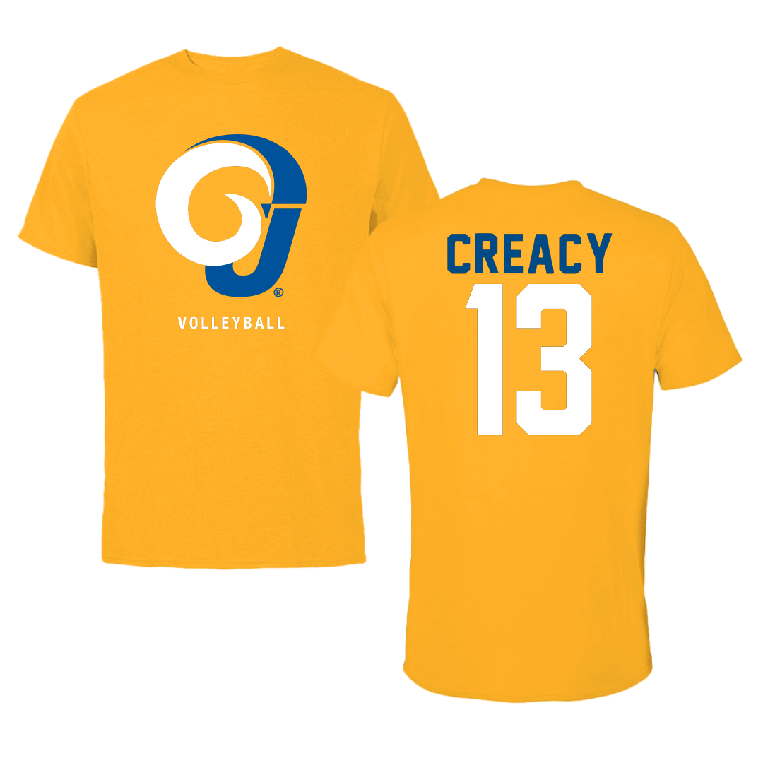 Angelo State University Volleyball Gold Performance Tee - #13 Amelia Creacy