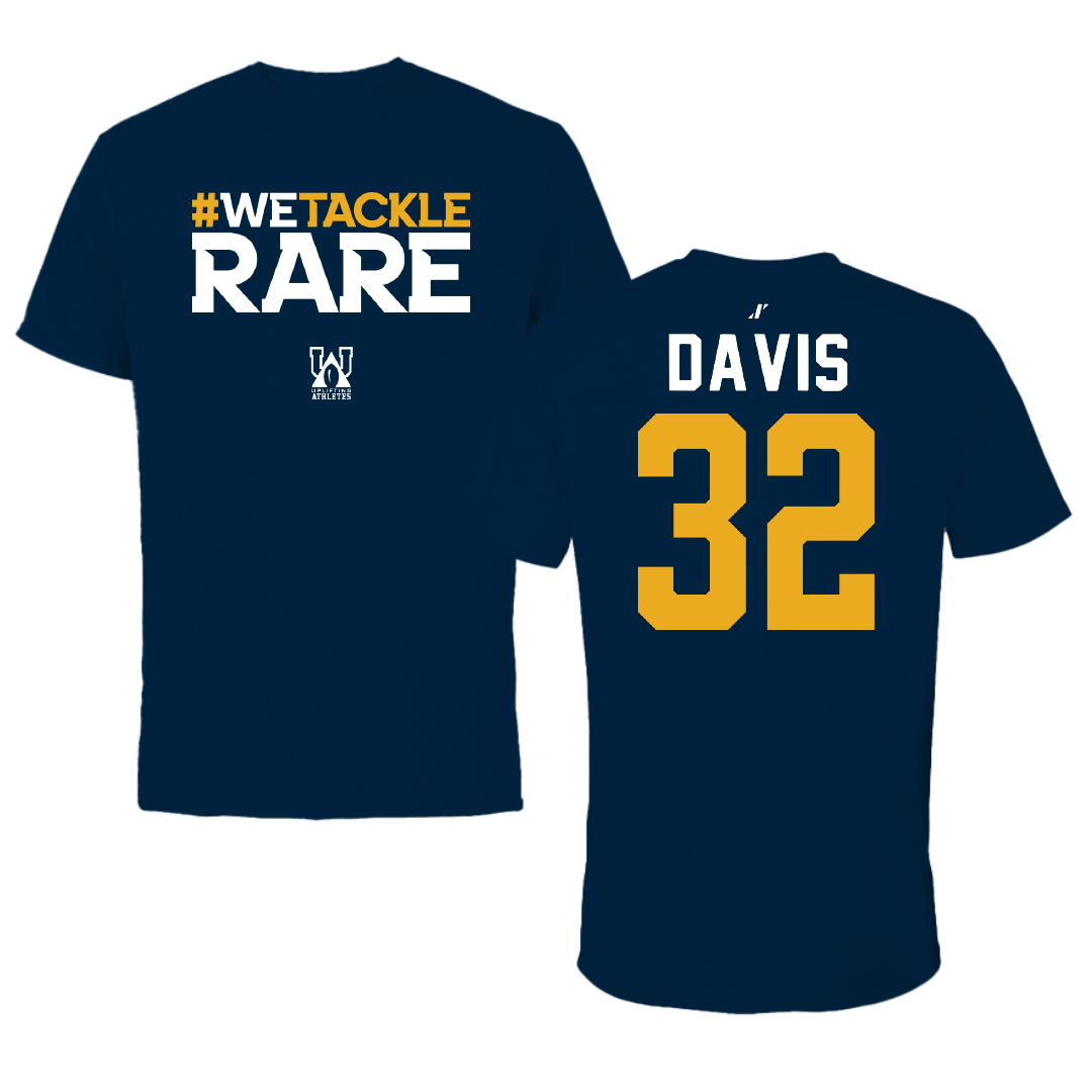 Kent State University Lacrosse Navy Uplifting Athletes Performance Tee - #32 Sydney Davis