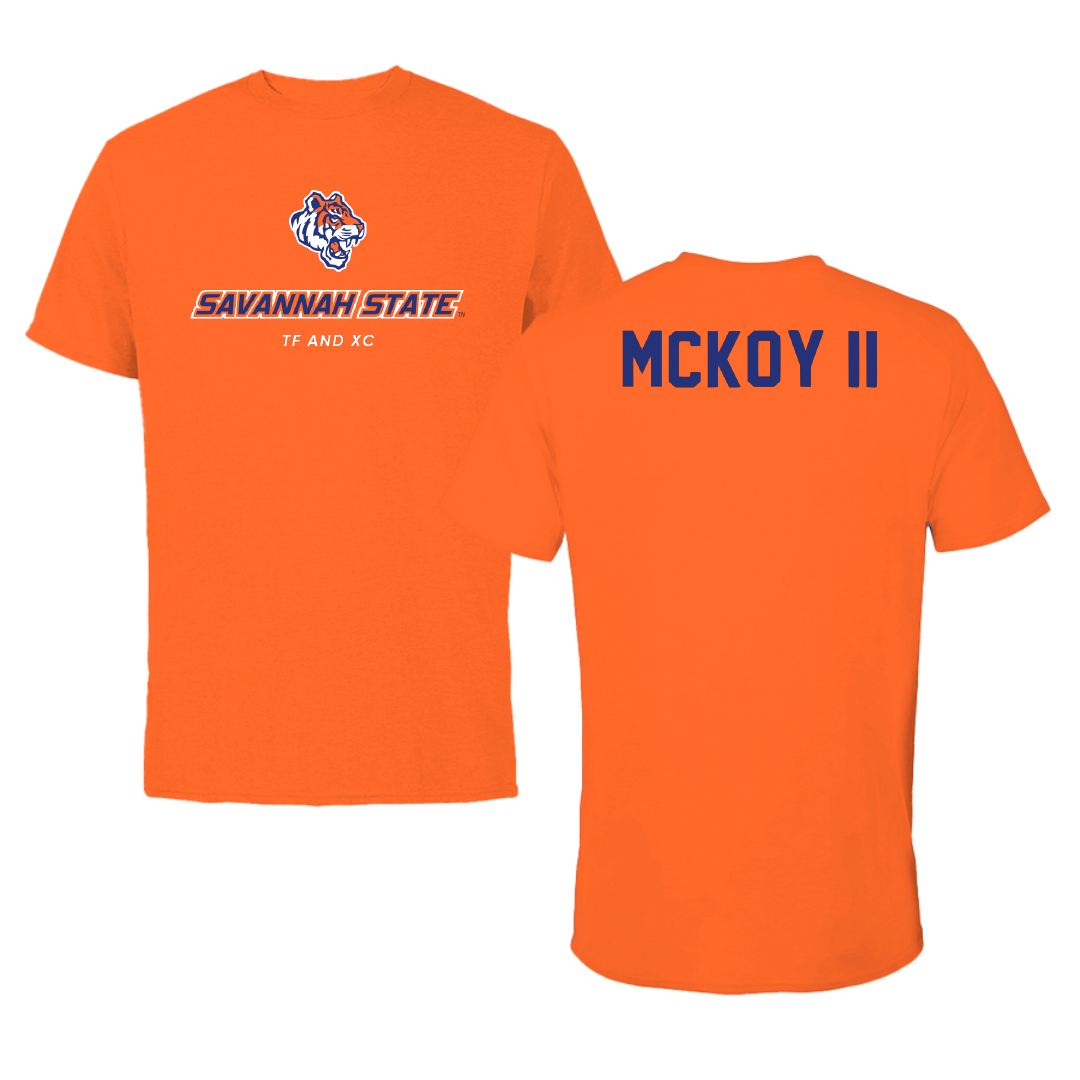 Savannah State University TF and XC Orange Performance Tee - Raymond McKoy II