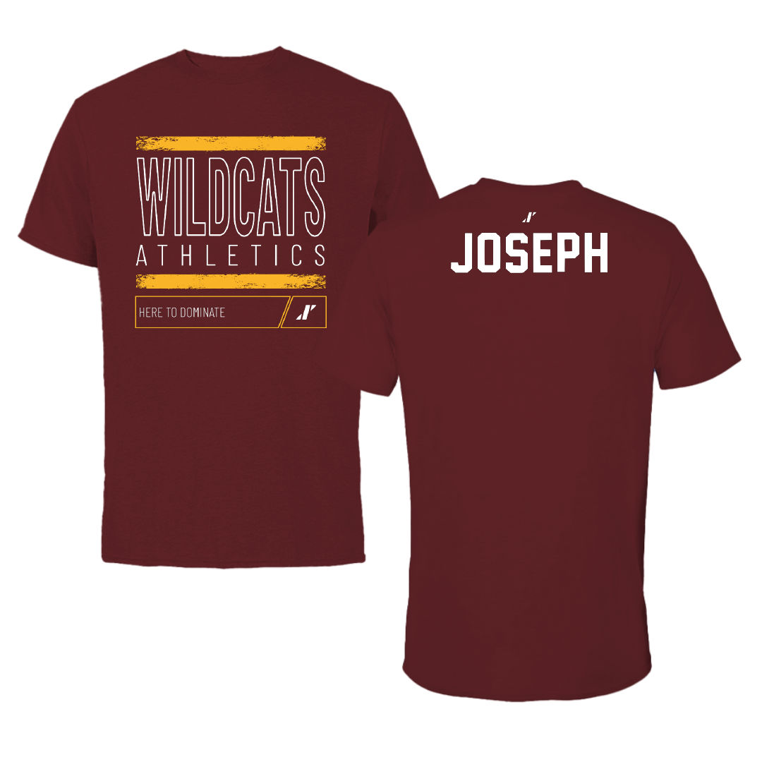 Bethune-Cookman University TF and XC Maroon Dominate Performance Tee - Julian Joseph