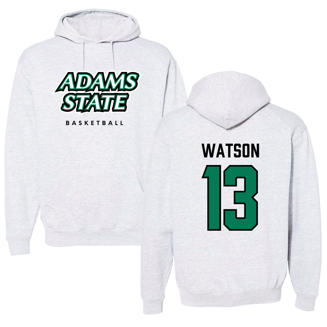 Adams State University Basketball Gray Block Hoodie - #13 Celina Watson