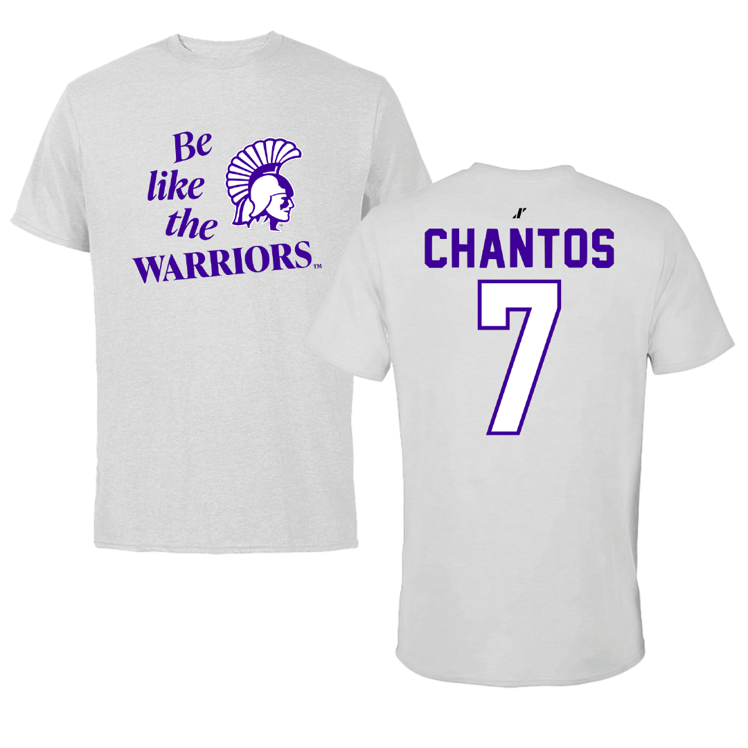 Winona State University Softball Light Gray Be Like Us Tee - #7 Ashlee Chantos