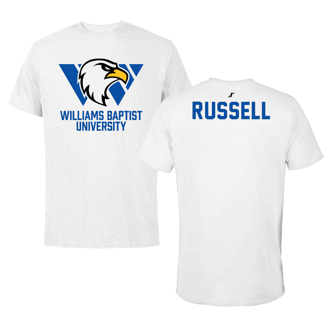 Williams Baptist University TF and XC White Tee - Alyssa Russell