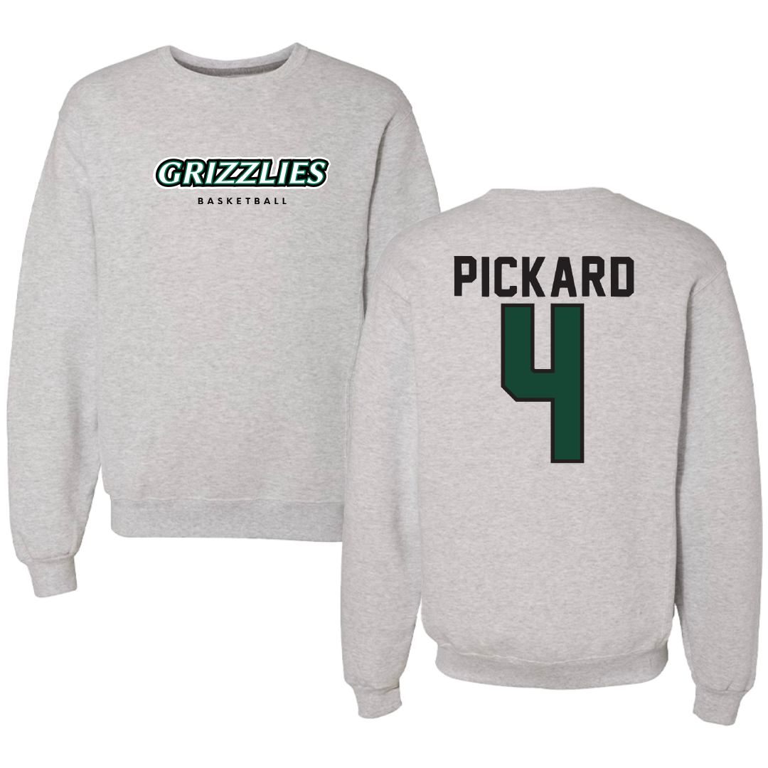 Adams State University Basketball Gray Grizzlies Crewneck - #4 Mykaila Pickard