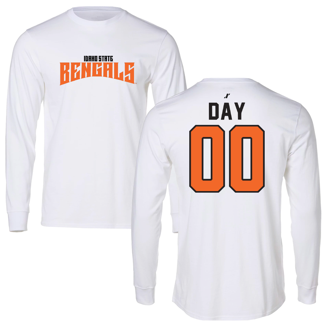 Idaho State University Softball White Classic Long Sleeve - #00 Kira Day