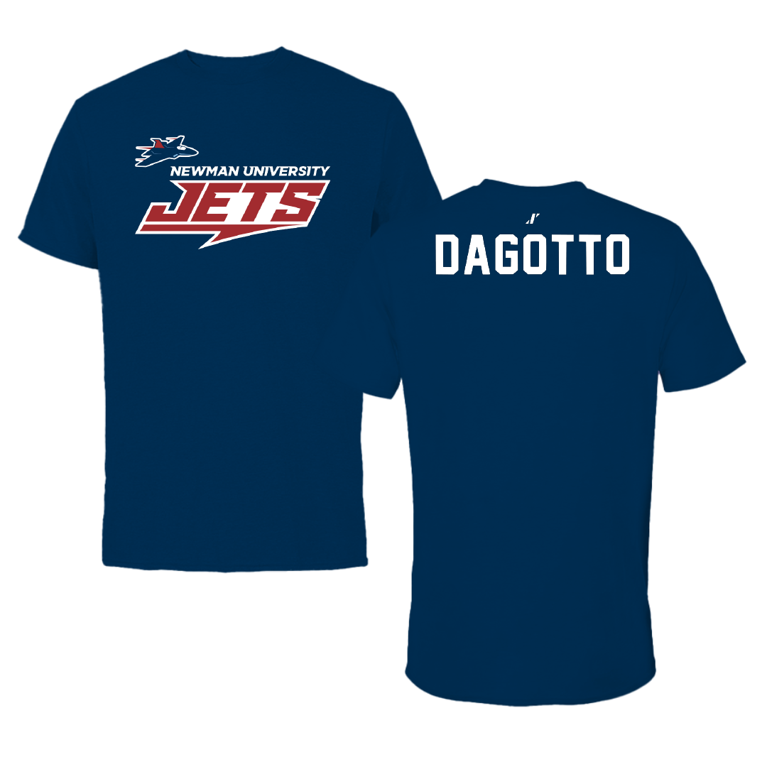 Newman University Tennis Navy General Tee - Genaro Dagotto