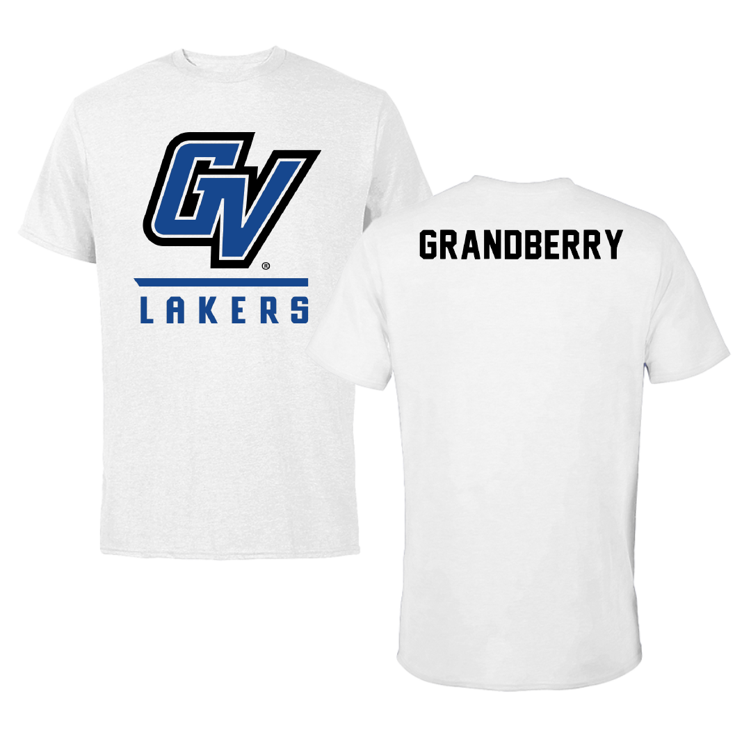 Grand Valley State University Wrestling White Tee - Aaliyah Grandberry