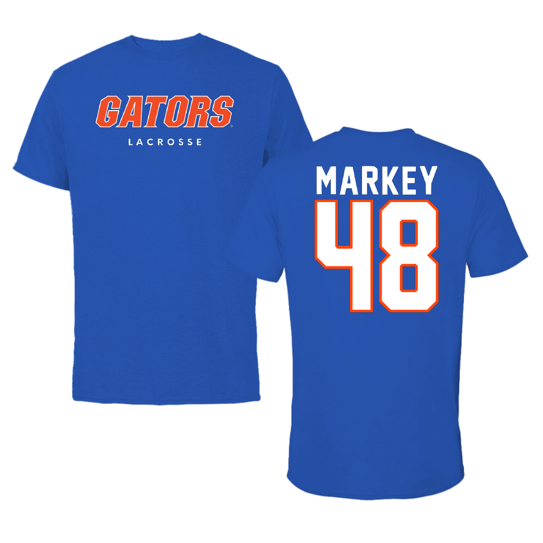 University of Florida Lacrosse True Royal Performance Tee - #48 Jenny Markey