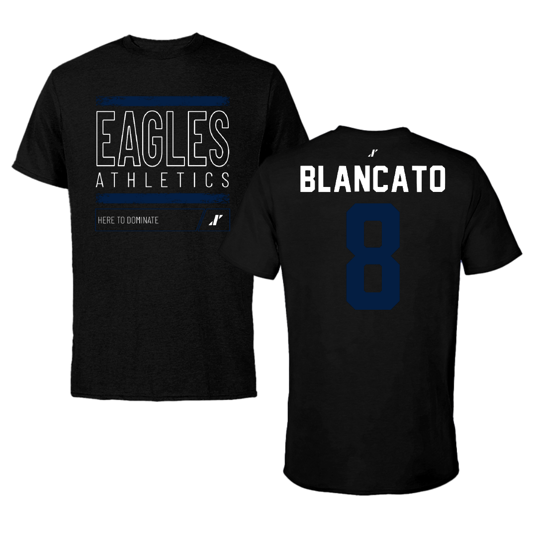 Georgia Southern University Baseball Black Dominate Tee - #8 Sam Blancato