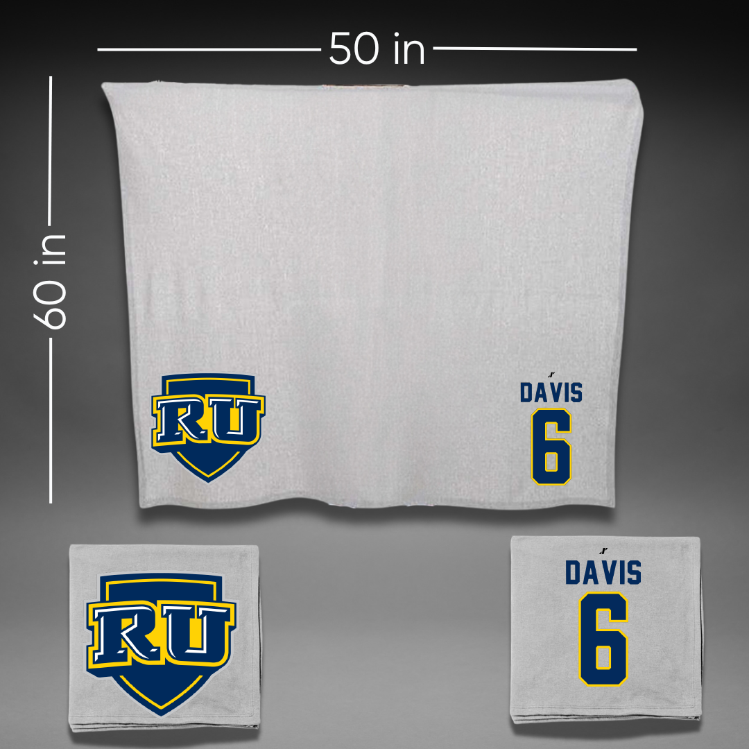 Regis University (Colorado) Soccer Gray Blanket - #6 Paige Davis