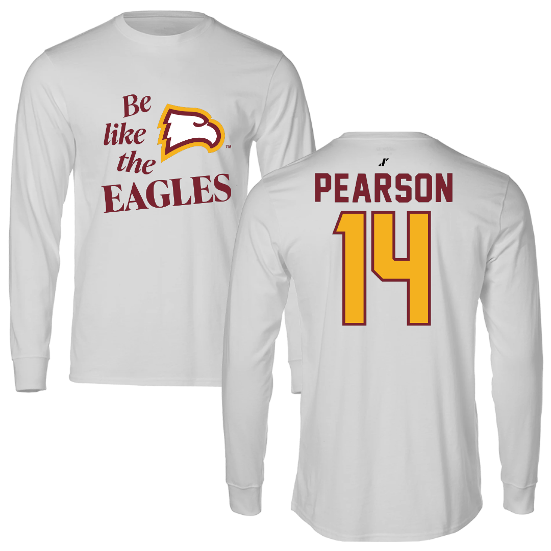 Winthrop University Soccer Light Gray Be Like Us Performance Long Sleeve - #14 Delaney Pearson