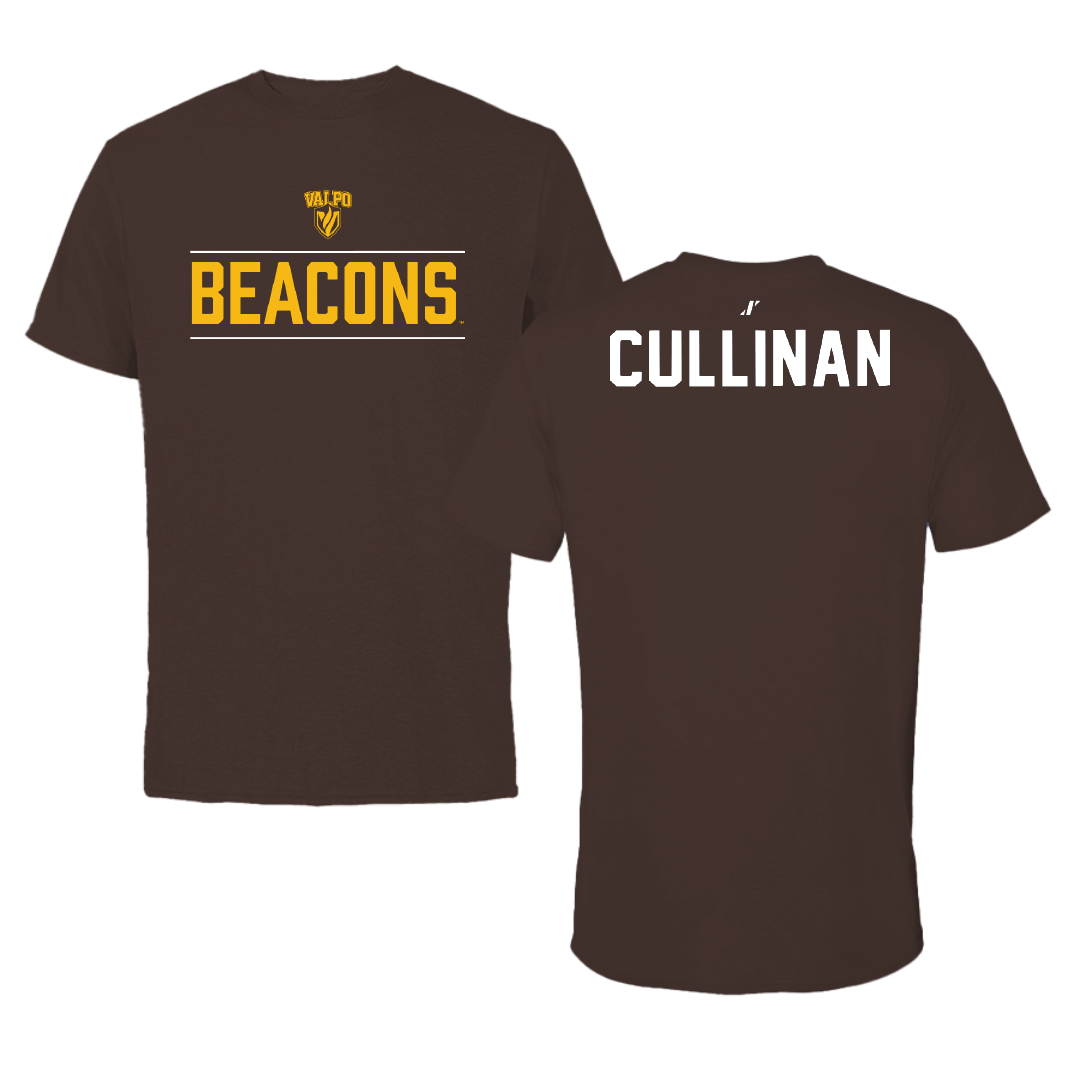 Valparaiso University Swimming & Diving Brown General Tee - Owen Cullinan