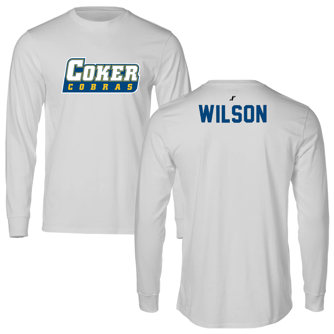 Coker University TF and XC Light Gray Long Sleeve - Michael Wilson