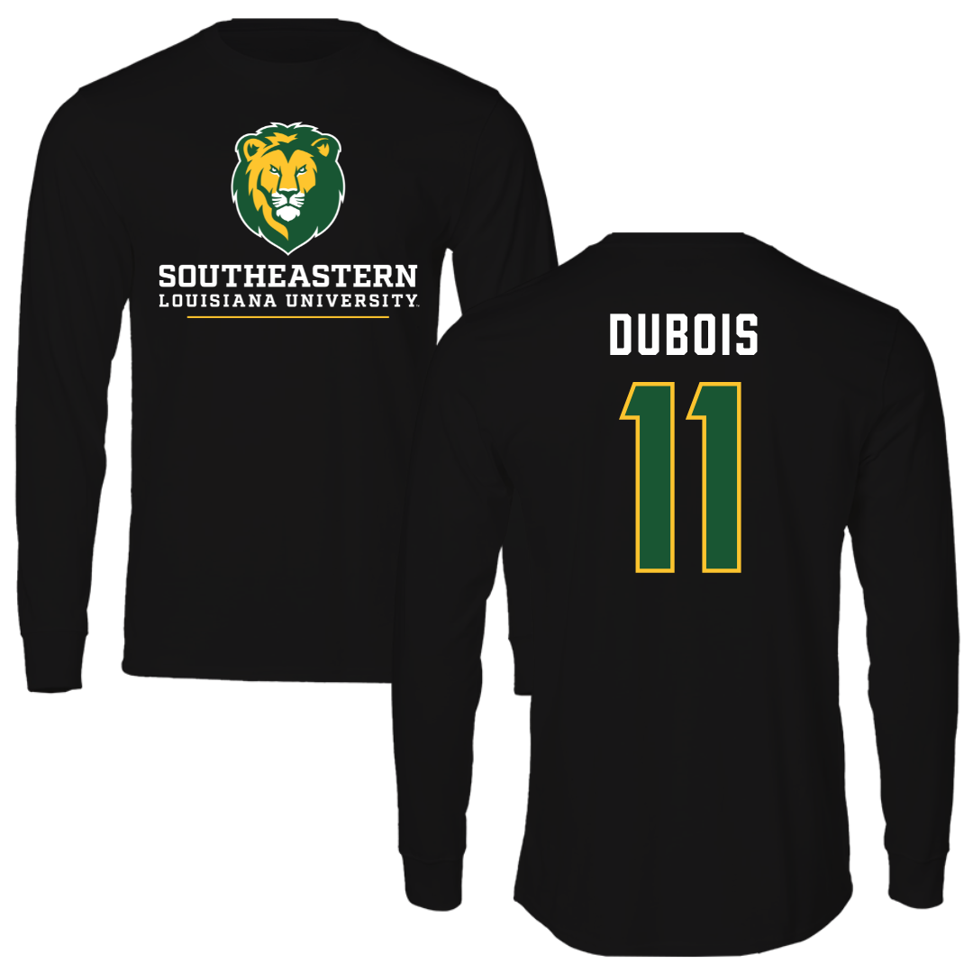 Southeastern Louisiana University Softball Black Performance Long Sleeve - #11 Ellie DuBois