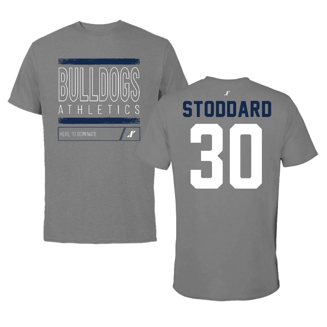 Butler University Basketball Dark Gray Dominate Performance Tee - #30 Abigail Stoddard
