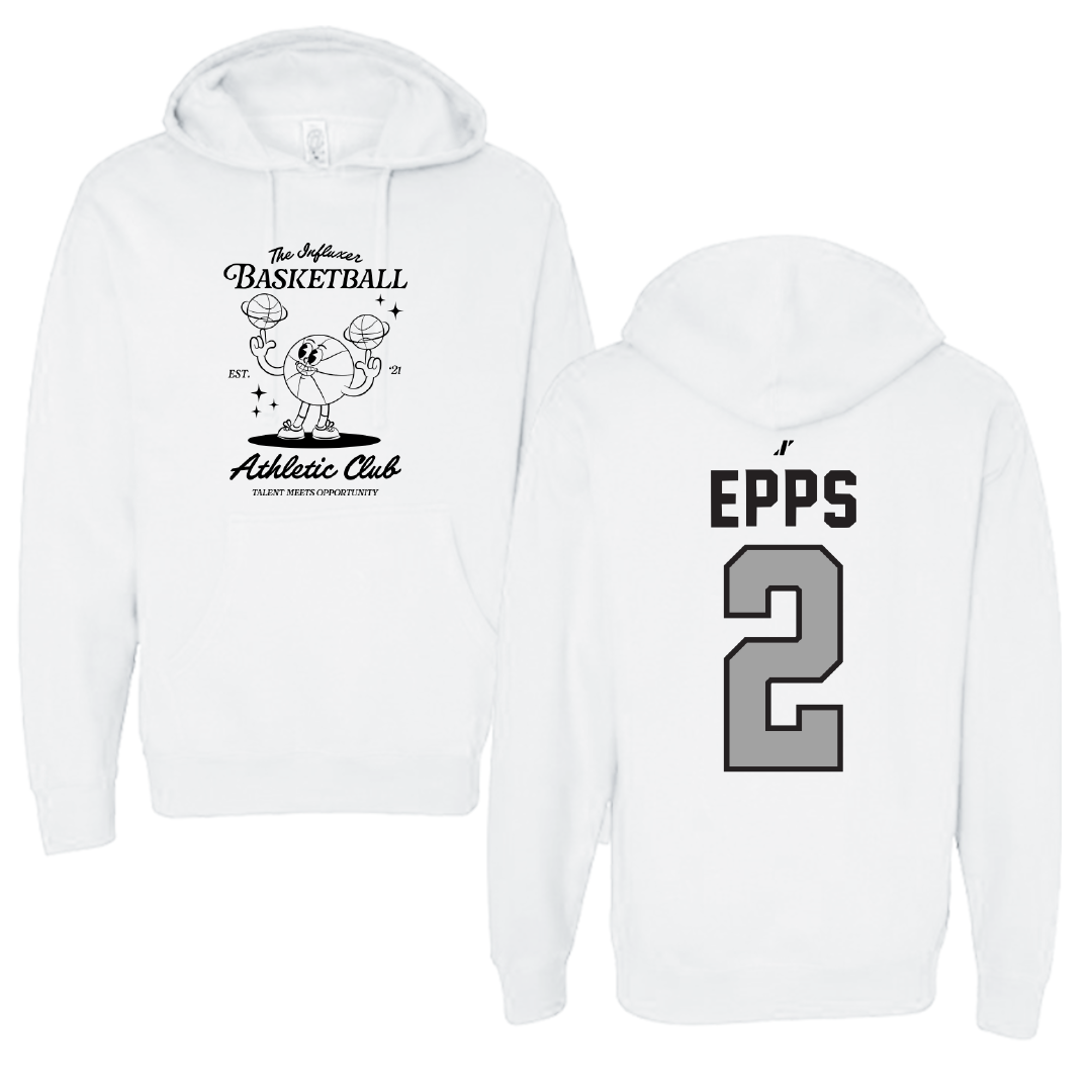Basketball White Influxer Athletic Club Hoodie - #2 Jamison Epps