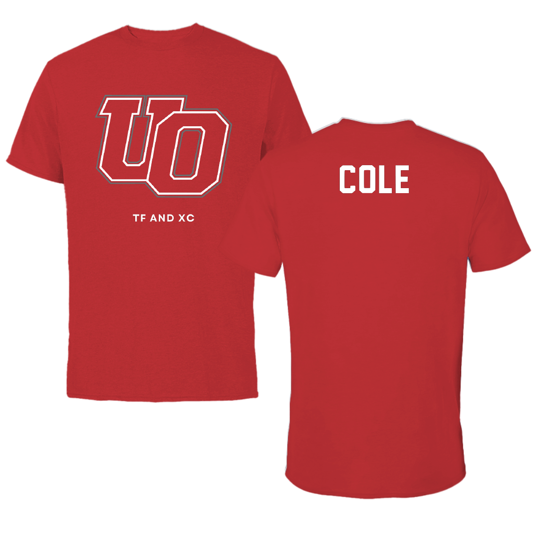 The University of Olivet TF and XC Red Tee - Austin Cole