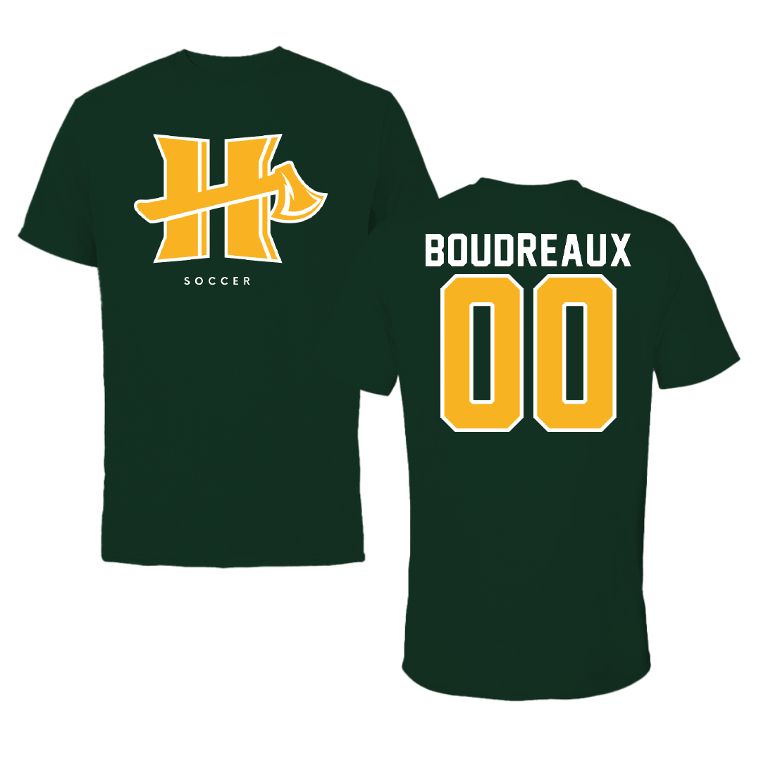 Cal Poly Humboldt Soccer Forest Green Tee - #00 Izzy Boudreaux