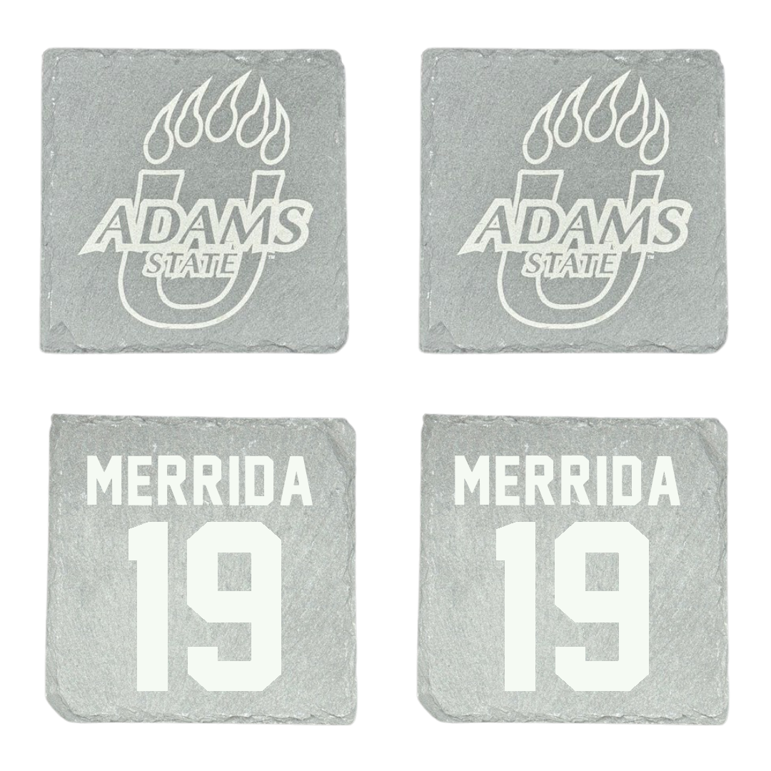 Adams State University Football Stone Coaster (4 Pack)  - #19 Ahmare Merrida