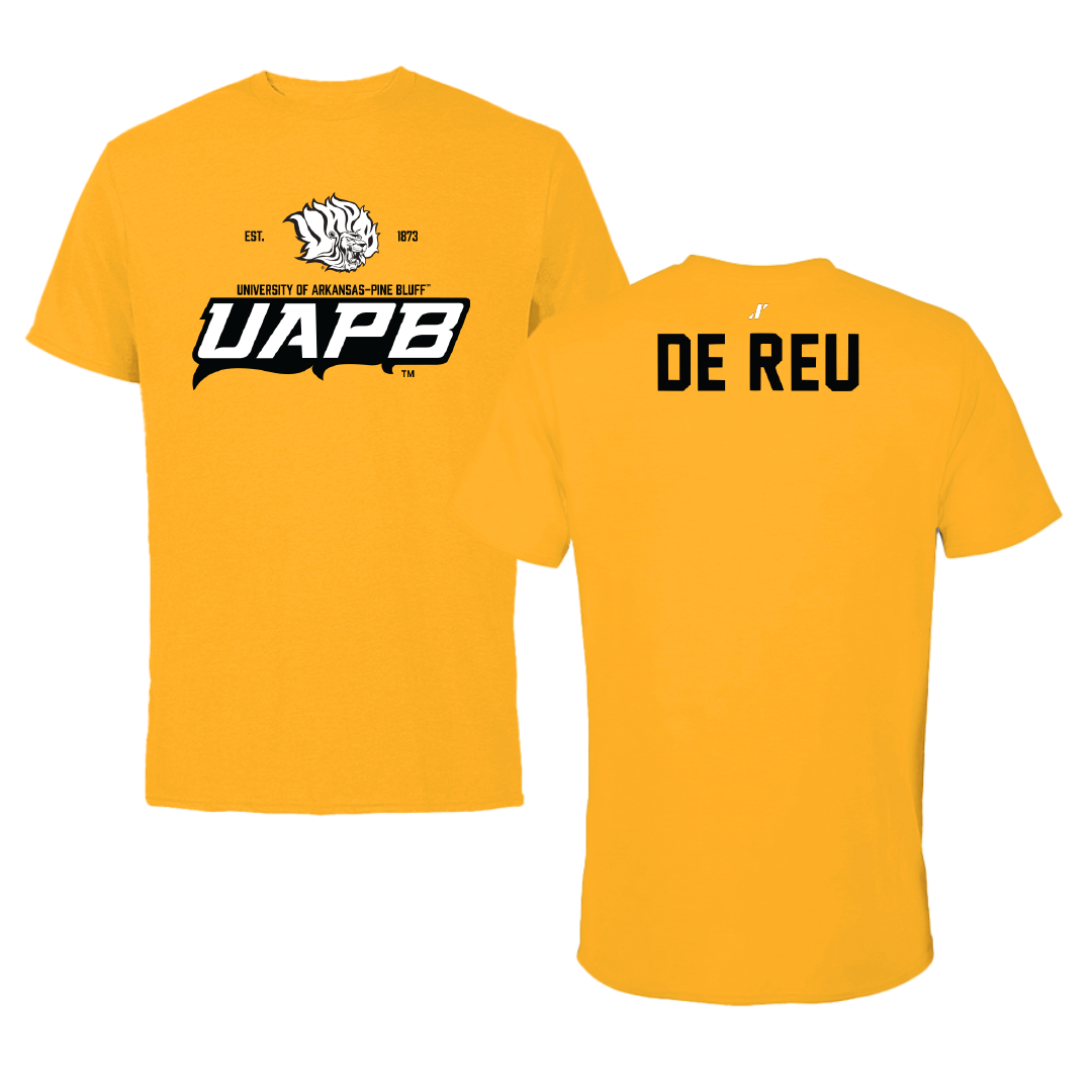 University of Arkansas-Pine Bluff Golf Gold General Performance Tee - JULES DE REU