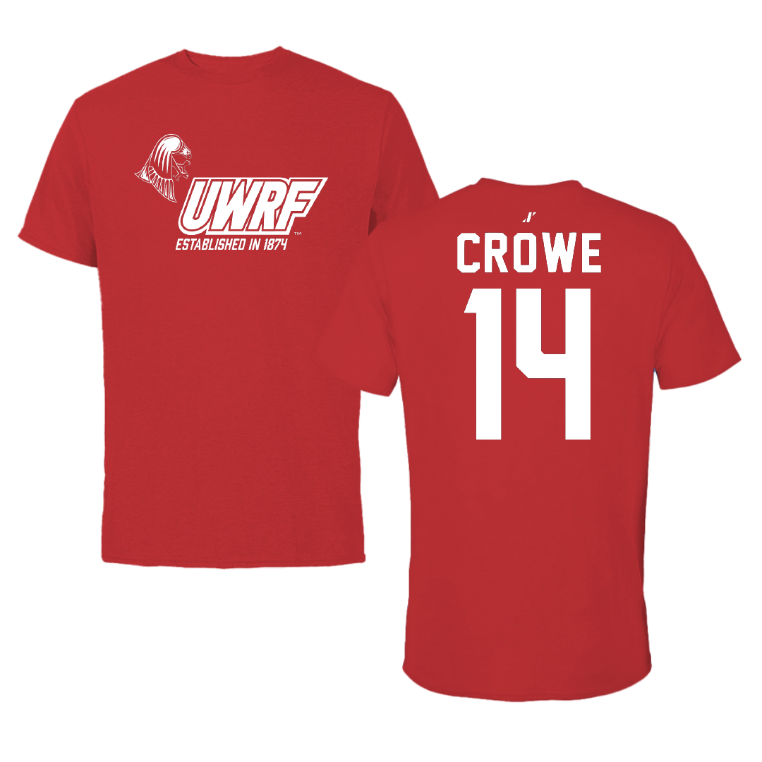 University of Wisconsin-River Falls Softball Red General Tee - #14 Emily Crowe