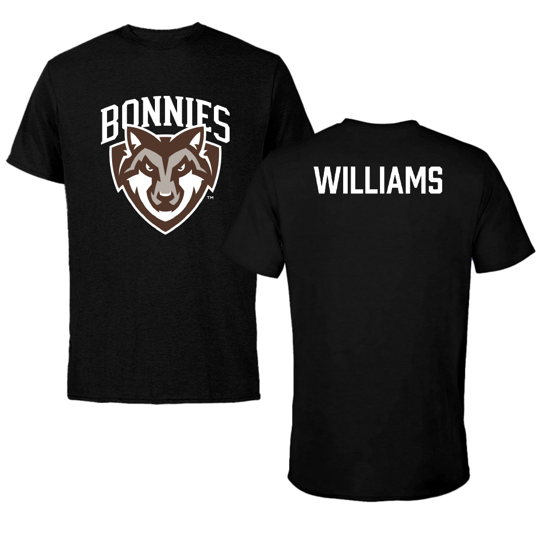 St. Bonaventure University Golf Black Tee - Gabe Williams