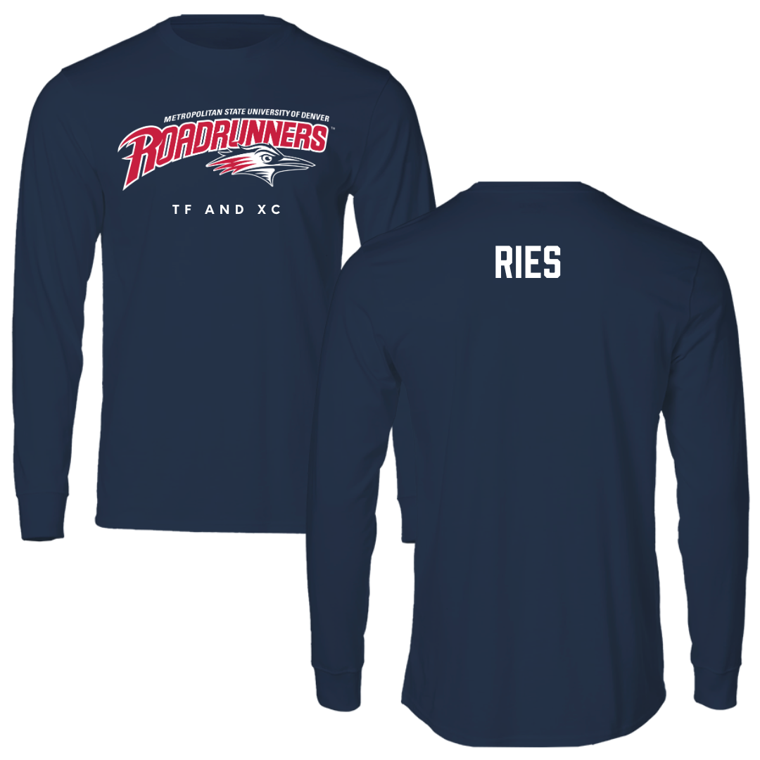 Metropolitan State University of Denver TF and XC Navy Long Sleeve - Maya Ries