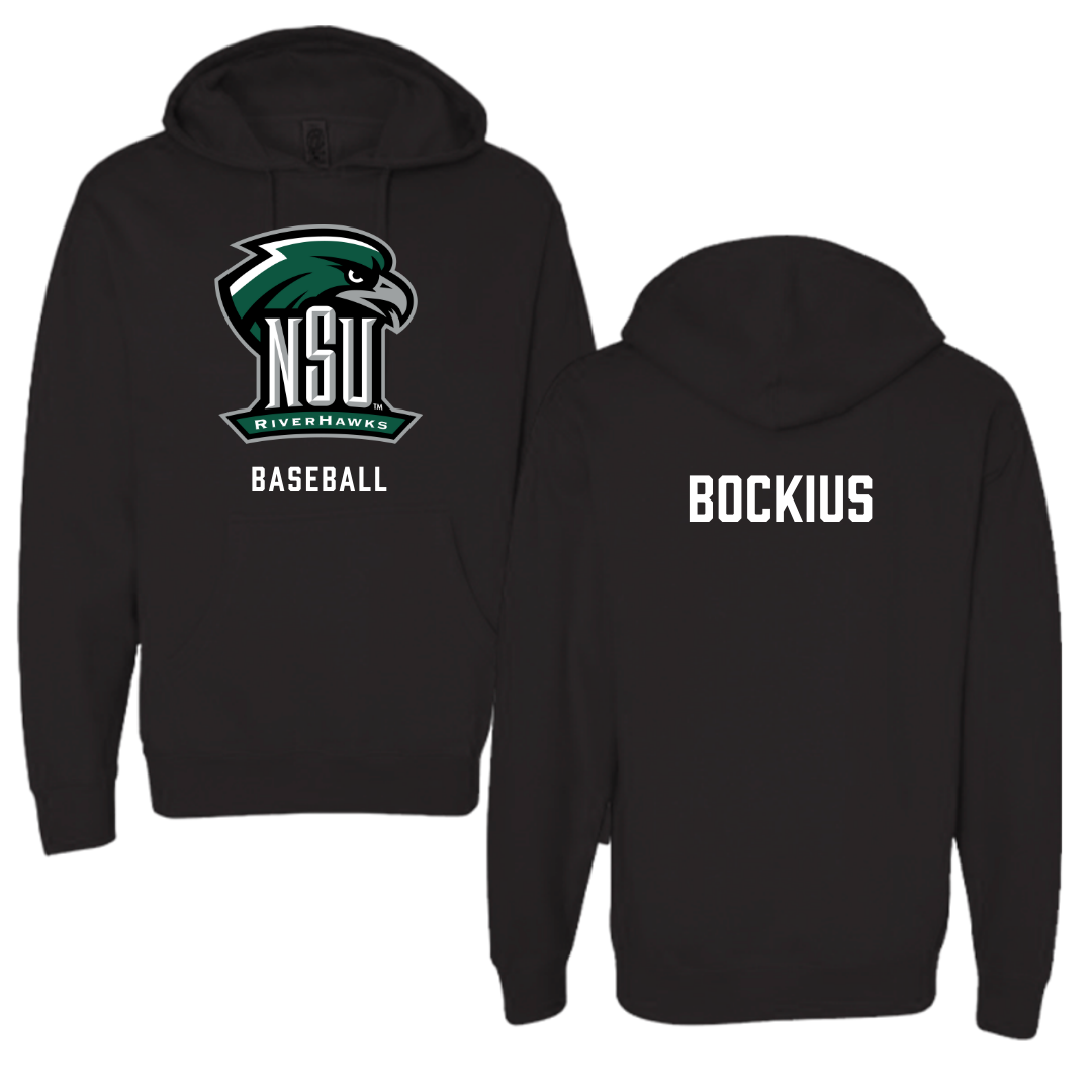 Northeastern State University Baseball Black NSU Hoodie - Brazen Bockius