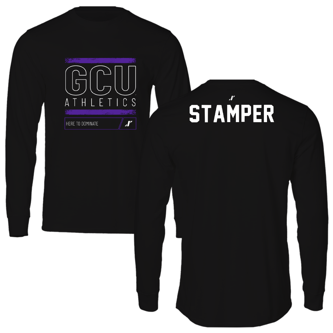 Grand Canyon University TF and XC Black Dominate Long Sleeve - Ryan Stamper