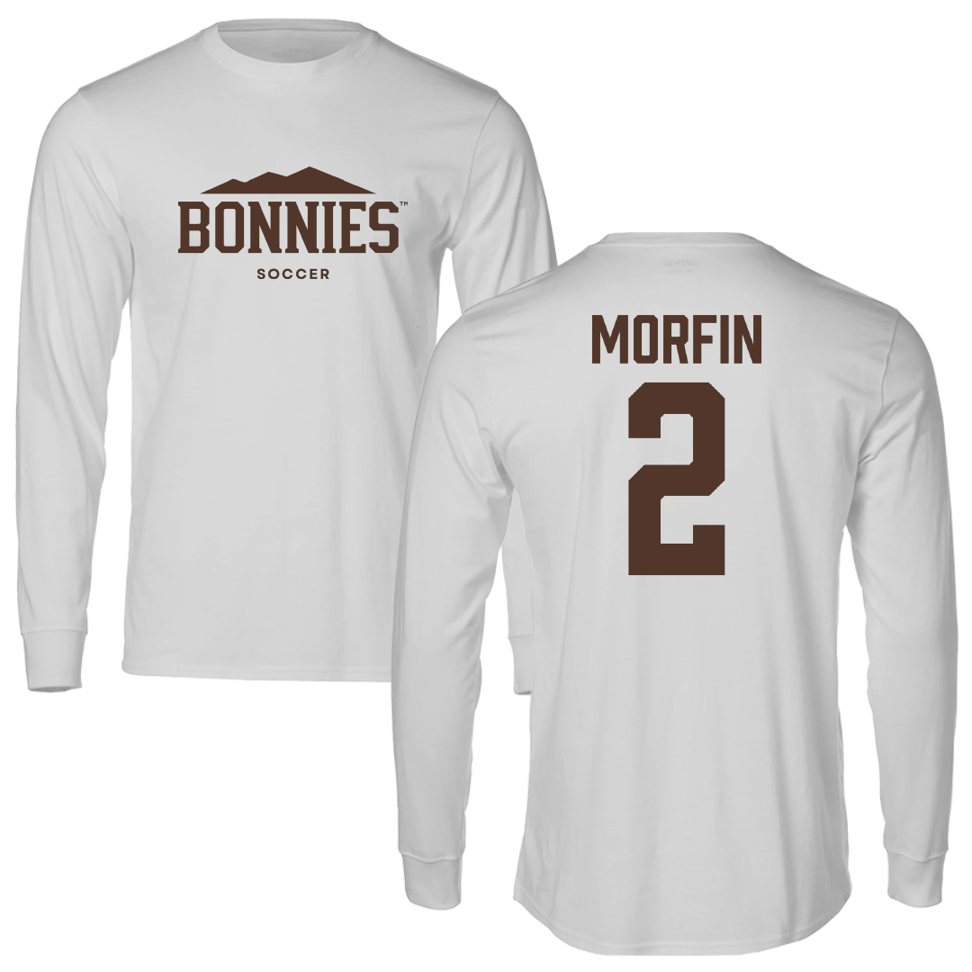 St. Bonaventure University Soccer Light Gray Long Sleeve - #2 Sean Morfin